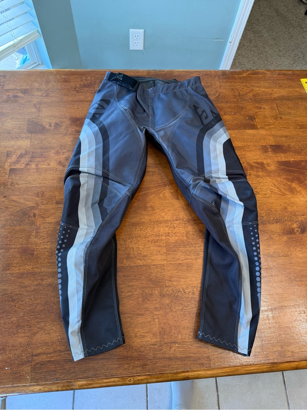 Answer Racing A21 Syncron Swish Motocross Pants - Nickel/Steel/Charcoal size Y28